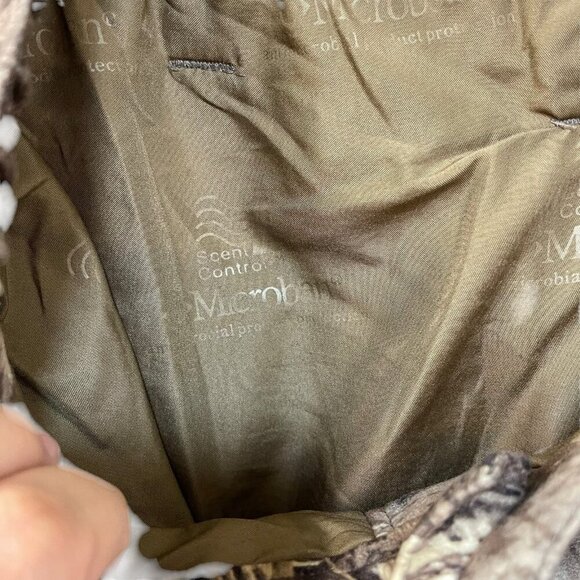 Realtree Scent Factor MAX-1 Waterproof Windproof Youth XL Camo Zip Cargo Pants - Picture 6 of 9